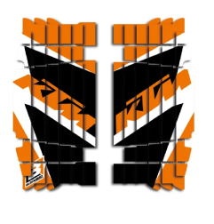 Autocollants de grille de radiateur BLACKBIRD pour KTM EXC 250 TPI, EXC 300, EXC 300 TPI, EXC-F 250 de 2016 à 2019
