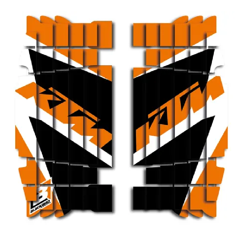Autocollants de grille de radiateur BLACKBIRD pour KTM EXC 250 TPI, EXC 300, EXC 300 TPI, EXC-F 250 de 2016 à 2019