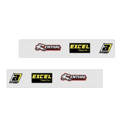 Autocollants de bras oscillant BLACKBIRD pour KTM EXC 125, EXC 200, EXC 250, EXC 250 RACING, EXC 300, EXC 380, EXC 400