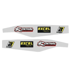 Autocollants de bras oscillant BLACKBIRD pour KTM SX 125, SX 150, SX 250, SX-F 250, SX-F 350, SX-F 450