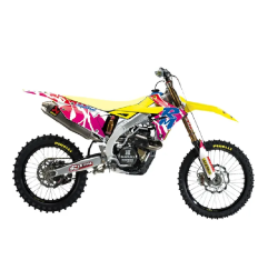 Kit déco rétro BLACKBIRD pour SUZUKI RM-Z 250, RM-Z 250 E, RM-Z 450, RM-Z 450 E de 2018 à 2026