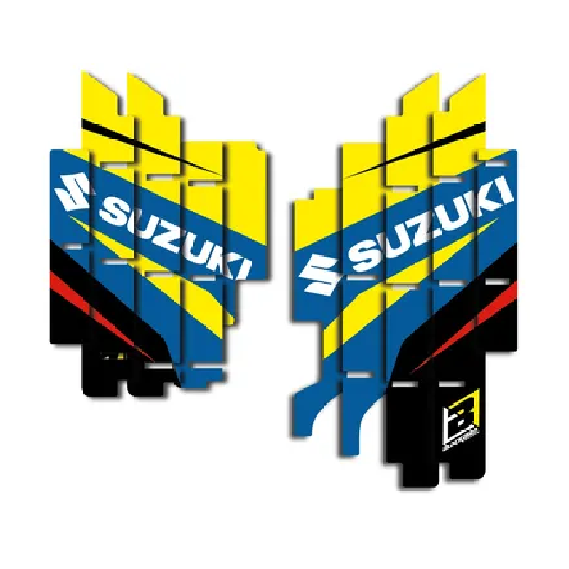 BLACKBIRD radiator grille stickers for SUZUKI RM-Z 450 from 2018 to 2026 BLACKBIRD radiator grille stickers for SUZUKI RM-Z 450 from 2018 to 2026