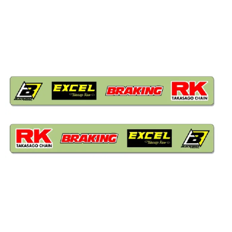 Autocollants de bras oscillant BLACKBIRD pour SUZUKI RM 125, RM 250, RM-Z 250, RM-Z 250 E, RM-Z 450 de 1996 à 2023