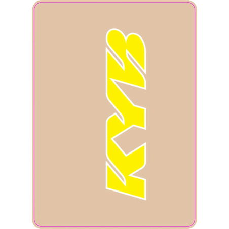 D'COR VISUELS upper fork sticker for MotoCross