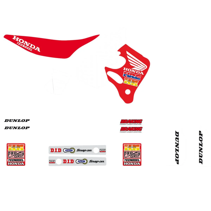 TECNOSEL deco kit for HONDA CR 125 R, CR 250 R from 1992 to 1994