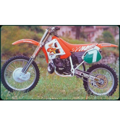 Team Honda TECNOSEL seat cover for HONDA CR 125, CR 250 from 1990 to 1992