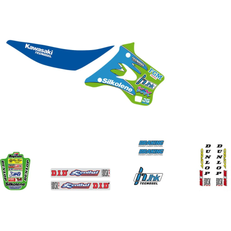 Kit deco TECNOSEL para KAWASAKI KX 125, KX 250 de 1994 a 1998