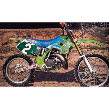 Housse de siège Team Kawa TECNOSEL pour KAWASAKI KX 125, KX 250 de 1994 à 1998