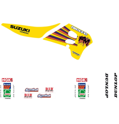 Kit déco TECNOSEL pour SUZUKI RM 125, RM 250 de 1993 à 1995