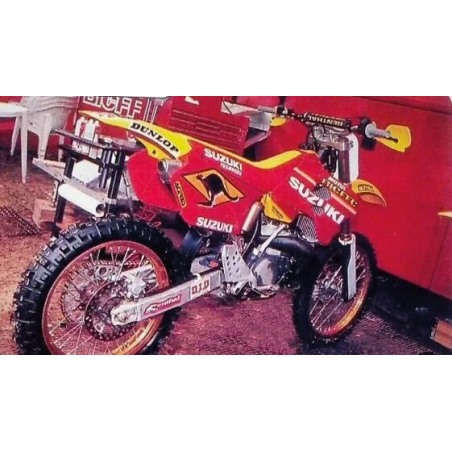 Housse de siège Team Suzuki TECNOSEL pour SUZUKI RM 125, RM 250 de 1996 à 1998