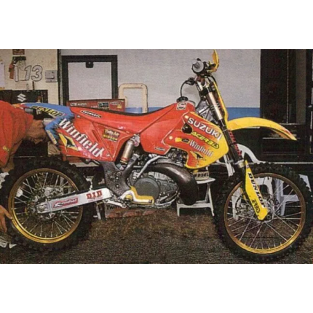 Housse de siège Team Suzuki TECNOSEL pour SUZUKI RM 125, RM 250 de 1999 à 2000