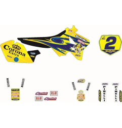 TECNOSEL deco kit for SUZUKI RM 125, RM 250 from 2005 to 2008