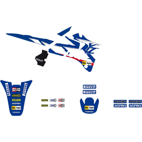 Kit déco TECNOSEL pour YAMAHA YZ 125, YZ 250 de 1996 à 2001