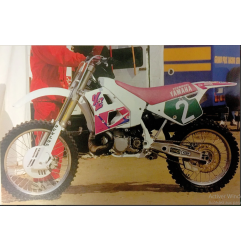 Housse de siège Team Yamaha TECNOSEL pour YAMAHA YZ 125, YZ 250 de 1991 à 1992