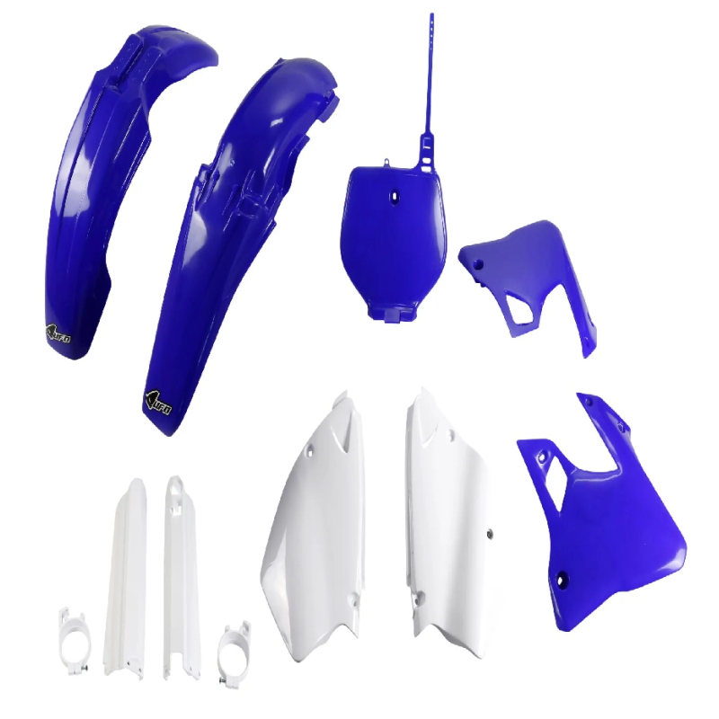 Kompletter Ersatz-Kunststoffsatz UFO für YAMAHA YZ 125, YZ 250, Baujahre 1996 bis 1999 – Art.-Nr. YAKIT294F@999