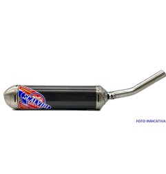 SCALVINI carbon/stainless steel exhaust silencer for KTM EXC 250, 300 from 2012 to 2016