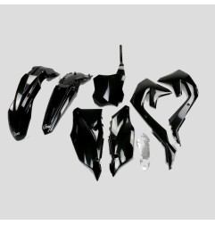 Kit completo de plástico UFO negro/verde neón/original/verde para KAWASAKI KX 250, 450 de 2019 a 2024