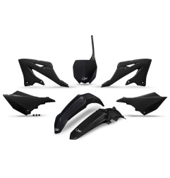 Kompletter Kunststoffsatz „ UFO “ in Schwarz/Original/Weiß für YAMAHA YZ 125, 250 der Modelljahre 2022 bis 2026