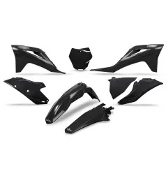 Kompletter Kunststoffsatz „ UFO “ in Schwarz/Original/Weiß/Rot für GAS GAS EC, EX, MC 125, 250, 300, 350, 450 der Modelljahre 20