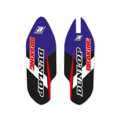 Dream 4 BLACKBIRD fork protection stickers for YAMAHA YZ 450 from 2023 to 2026