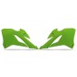 Aletas de radiador UFO verdes para KAWASAKI KX 85, 112 de 2022 a 2026