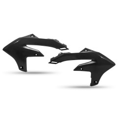 UFO -Kühlerlamellen, schwarz/weiß/blau, für YAMAHA YZF, YZFX, WRF 250, 450, Baujahre 2023 bis 2026