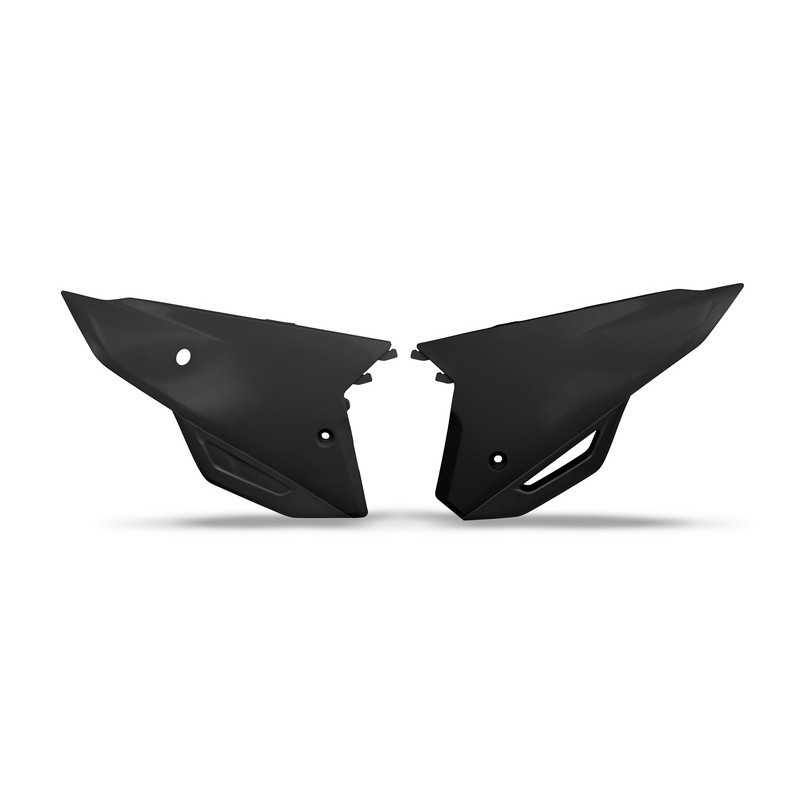 UFO-Seitennummernschilder in Schwarz/Weiß/Rot für HONDA CRF 250 und 450, Baujahre 2021 bis 2026 UFO-Seitennummernschilder in Schwarz/Weiß/Rot für HONDA CRF 250 und 450, Baujahre 2021 bis 2026