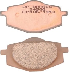 Gesinterte DP-Standard-Bremsbeläge für YAMAHA DT 125, DT 50, DT 80, RT 180, TDR 125, TT 225 von 1984 bis 2011 – Art.-Nr. DP406