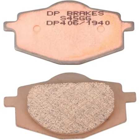 Gesinterte DP-Standard-Bremsbeläge für YAMAHA DT 125, DT 50, DT 80, RT 180, TDR 125, TT 225 von 1984 bis 2011 – Art.-Nr. DP406