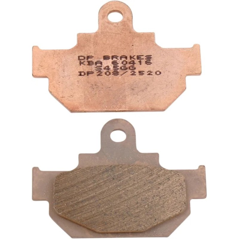 DP Standard sintered brake pads for SUZUKI DR 650, RM 125, RM 250, RM 500 from 1984 to 2019