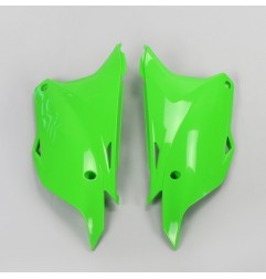 Placas de matrícula laterales UFO negro/blanco/verde para KAWASAKI KX 85 de 2014 a 2026