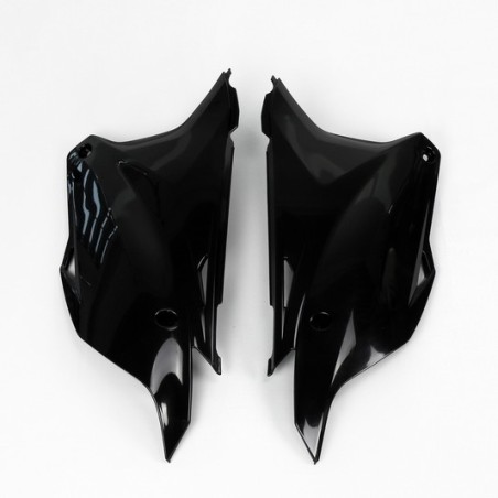 Placas de matrícula laterales UFO negro/blanco/verde para KAWASAKI KX 85 de 2014 a 2026