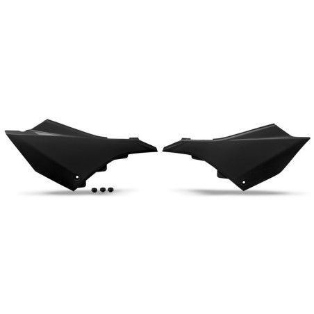 UFO side number plates black/white/blue for YAMAHA YZ 125, 250 from 2022 to 2026