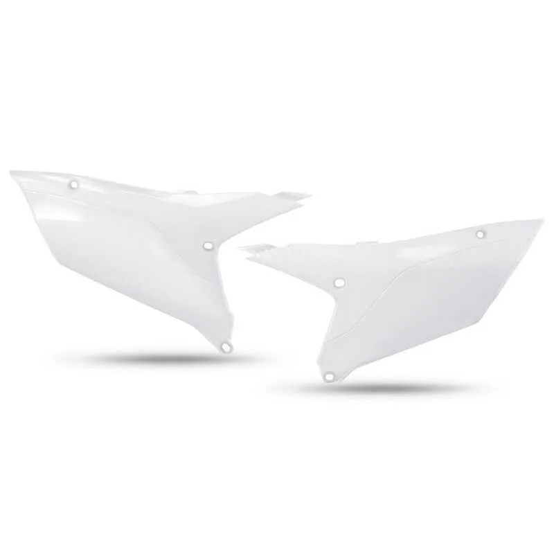 UFO -Seitennummernschilder in Schwarz/Weiß/Blau für YAMAHA YZF, YZFX, WRF 250, 450 der Modelljahre 2023 bis 2026