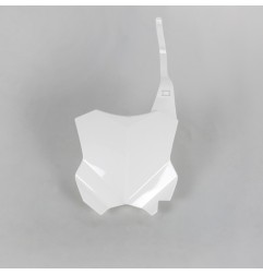 UFO number plate white/green/fluorescent green for KAWASAKI KXF, KX, KXX 250, 450 from 2016 to 2024