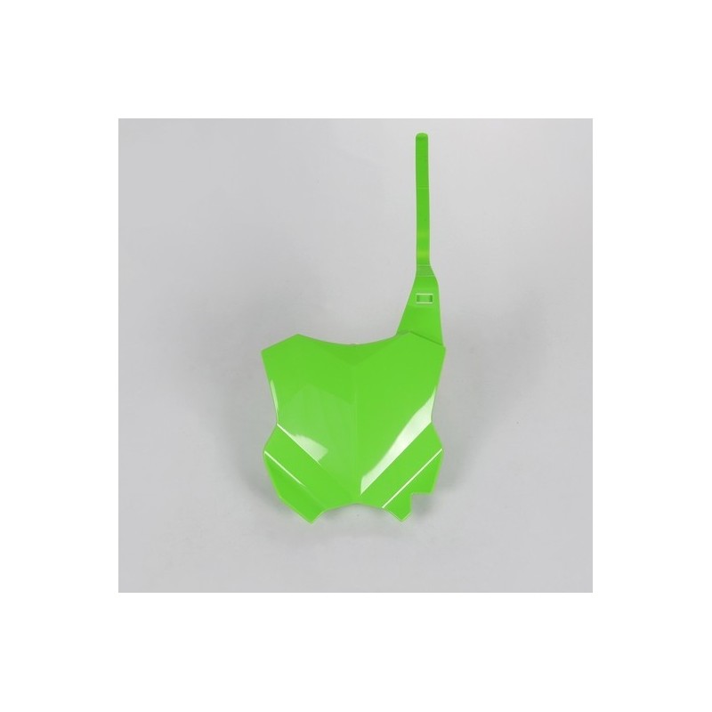 Placa de matrícula UFO blanco/verde/verde fluorescente para KAWASAKI KXF, KX, KXX 250, 450 de 2016 a 2024