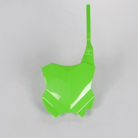 Placa de matrícula UFO blanco/verde/verde fluorescente para KAWASAKI KXF, KX, KXX 250, 450 de 2016 a 2024