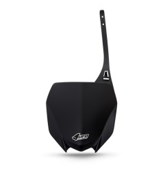 Plaque numéro frontale UFO noir/blanc/bleu pour YAMAHA YZ, YZF, YZFX 125, 250, 450 de 2018 à 2026