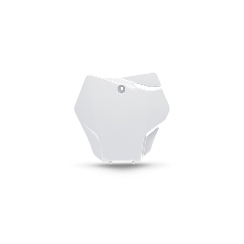 Plaque numéro frontale UFO noir/blanc/rouge pour GAS GAS EC, EX, MC 125, 250, 300, 350, 450 de 2021 à 2024