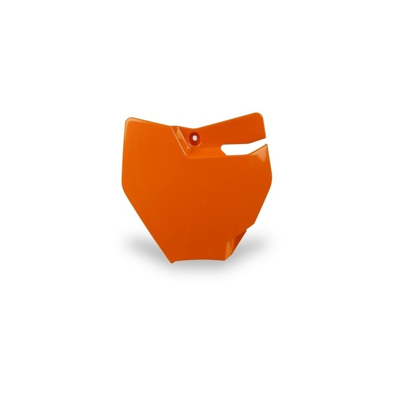 UFO number plate black/white/orange for KTM SX 65 from 2016 to 2024