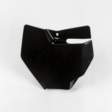 Plaque numéro frontale UFO noir/blanc/orange pour KTM SX 85 de 2018 à 2024