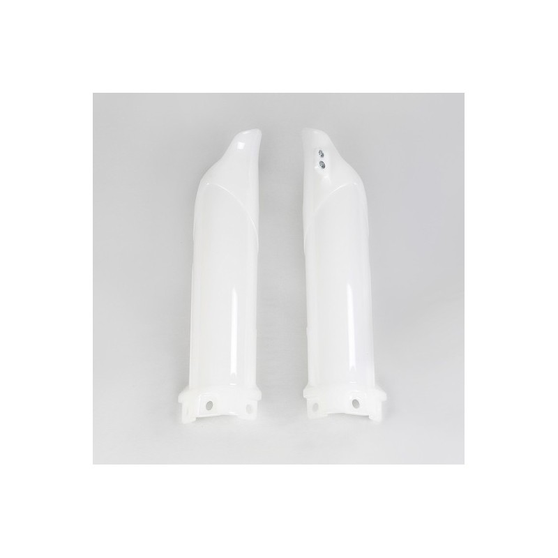Protectores de horquilla UFO blancos para KAWASAKI KX 85 de 2014 a 2026