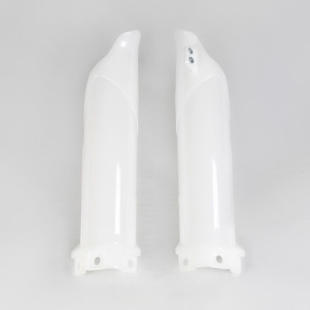 Protectores de horquilla UFO blancos para KAWASAKI KX 85 de 2014 a 2026