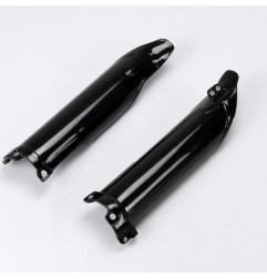 Protections de fourche UFO noir/blanc/vert fluo pour KAWASAKI KXF, KX, KXX 250, 450 de 2009 à 2026