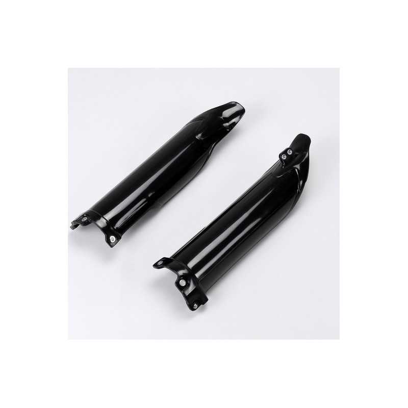 UFO -Gabelschutz in Schwarz/Weiß/Neongrün für KAWASAKI KXF, KX, KXX 250, 450 von 2009 bis 2026