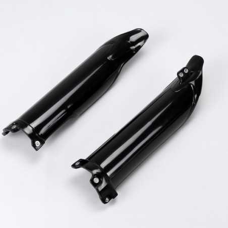 UFO -Gabelschutz in Schwarz/Weiß/Neongrün für KAWASAKI KXF, KX, KXX 250, 450 von 2009 bis 2026