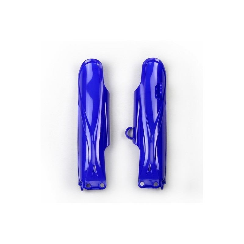 Protections de fourche UFO bleu/blanc pour YAMAHA YZ 85 de 2019 à 2026