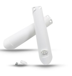 Protections de fourche UFO blanc/rouge/noir pour GAS GAS EC, EX, MC 125, 250, 300, 350, 450 de 2021 à 2023