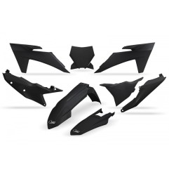 Kit completo de plástico UFO negro/naranja/blanco/naranja fluorescente para KTM SX, SXF 125, 150, 250, 300, 350, 450 de 2023 a 2