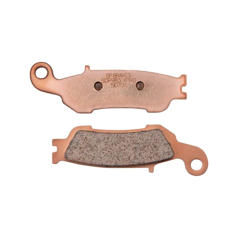 Plaquettes de frein frittées SDP Pro-MX DP BRAKES pour FANTIC, YAMAHA XE 125, XEF 250, XEF 450, XX 125, XX 250 de 2007 à 2025